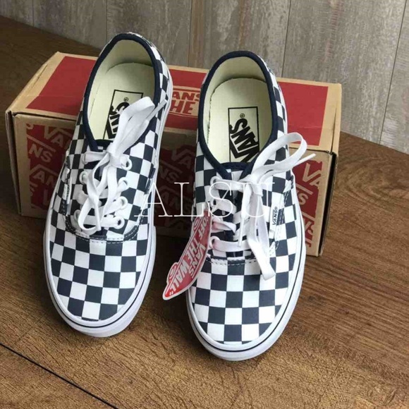 VANS 🔥SALE!🔥 Authentic Checkerboard Drs Dark Blue Kid's OA2Z5IKLS - Picture 5 of 8